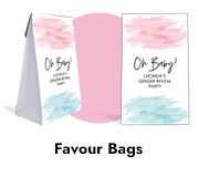 Custom Favour Bags For Gender Reveals