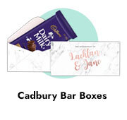Personalised Engagement Cadbury Bar Boxes