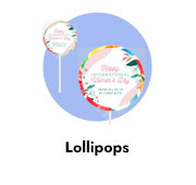Custom International Womens Day Lollipops