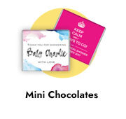 Baby Shower Personalised Mini Chocolates