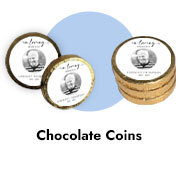 Personalised Chocolate Coins For Funerals