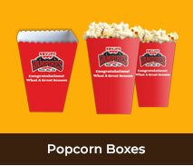 Personalised Popcorn Boxes For Sports Teams