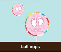 Baby Birth Announcement Lollipops