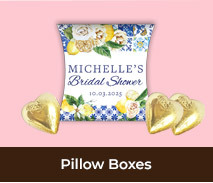 Personalised Pillow Boxes For Bridal Showers