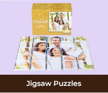 Personalised Chocolate Jigsaw Puzzles For Diwali