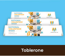 National Volunteers Week Personalised Toblerone