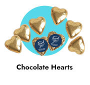 Thank You Chocolate Hearts