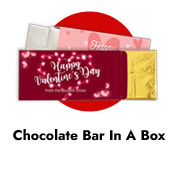 Personalised Valentines Day Chocolate Bar Boxes