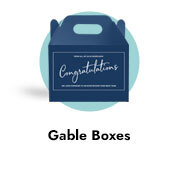 Personalised Congratulations Gable Boxes