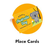 Custom Place Cards For Australia Day