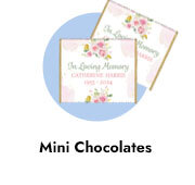 Custom Mini Chocolates For Funerals