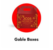 Personalised Gable Boxes For Chinese New Year