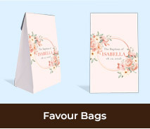 Custom Favour Bags For Christenings