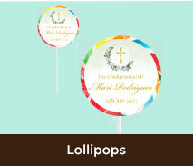 Personalised Lollipops For Confirmations