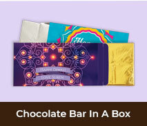 Personalised Diwali Chocolate Bar Boxes