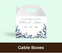 Personalised Gable Boxes For Engagements