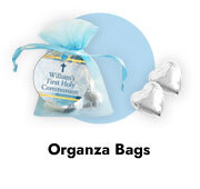 Organza Bags And Hearts For First Holy Communions