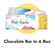 Personalised Baby Shower Chocolate Bar Boxes