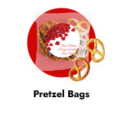 Valentine Day Custom Pretzel Bags