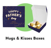 Custom Father's Day Hugs And Kisses Boxes