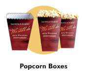 Personalised Popcorn Boxes For Anniversaries