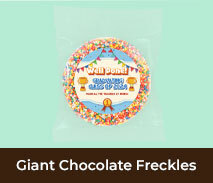 School Graduation Giant Chocolate Freckles