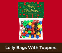 Christmas Lolly Bag with Topper