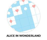 Alice In Wonderland Custom Birthday Party Supplies