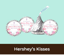 Personalised Hersheys Kisses For Confirmations