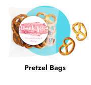 Thank You Themed Pretzel Bags