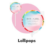 Personalised Lollipops For Gender Reveal Parties