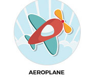 Aeroplane Personalised Birthday Party Supplies