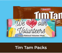 National Volunteers Week Custom Tim Tam Packs