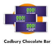 Halloween Personalised Cadbury Chocolate Bars