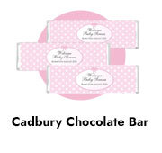 Personalised Birth Announcement Cadbury Bars