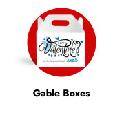 Personalised Gable Boxes For Valentines Day