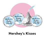 Personalised Birth Announcement Hershey's Kisses