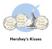 Personalised Hershey's Kisses For Funerals