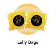 Personalised Lolly Bags For Anniversary Parties