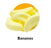 Products Filled WIth Banana Lollies
