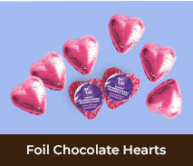 International Womens Day Chocolate Hearts