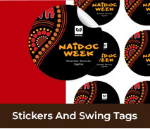 Stickers And Swing Tags For NAIDOC Week