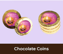 Diwali Personalised Gold Chocolate Coins