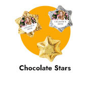 Foil Chocolate Stars For Adult Birthdays
