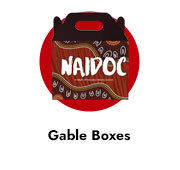 Custom NAIDOC Week Gable Boxes