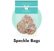 Custom Engagement Speckle Bags