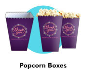 Personalised Thank You Popcorn Boxes
