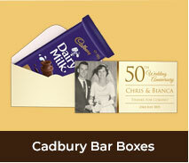 Cadbury Bar Boxes For Wedding Anniversary Parties