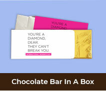 Personalised Womens Day Chocolate Bar Boxes