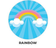 Rainbow Sparkle Custom Birthday Party Supplies